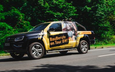 Royal5 schickt für Kampagne der Bauwirtschaft Baden-Württemberg einen Truck in die Schule