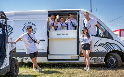 Royal5 macht Welle! Mit Trendgetränk White Claw unterwegs auf deutschen Top-Festivals